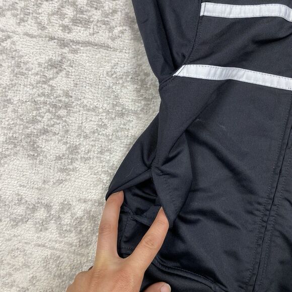 Puma Boys Unlined Jacket Navy Blue w/White Stripes On Sleeves Youth Size 5 - Picture 4 of 5